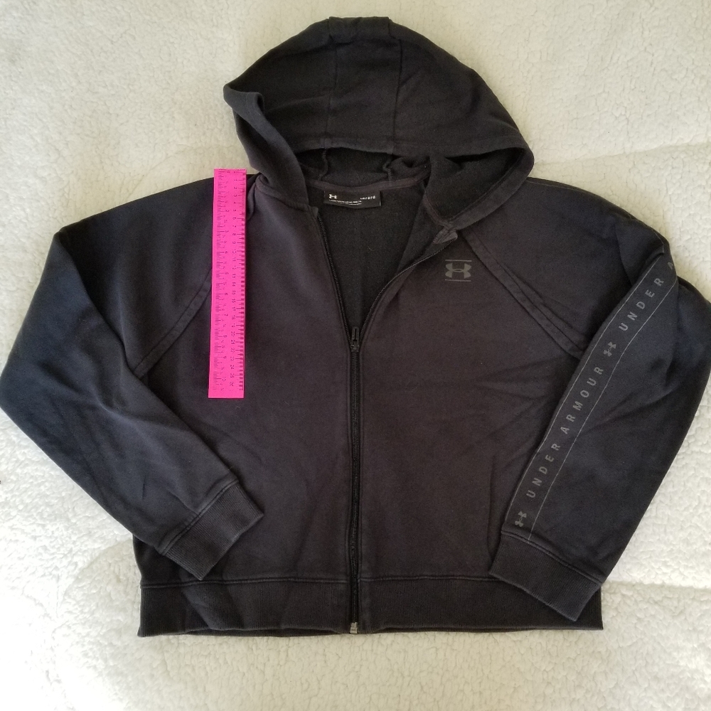 Under Armour UA Loose Fit Black Hoodie Large